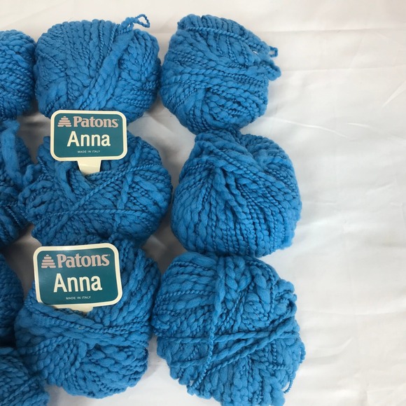 Patons Anna 97% Wool Yarn 50g 54 Yds Sea Blue Made in Italy Knitting Crochet - Picture 4 of 5